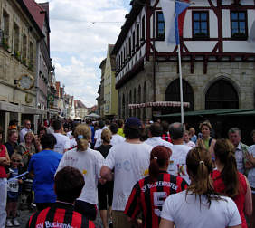 Vom Karolinger Halbmarathon 2005 in Forchheim