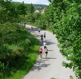 Vom Karolinger Halbmarathon 2005 in Forchheim