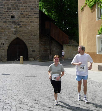 Vom Karolinger Halbmarathon 2005 in Forchheim