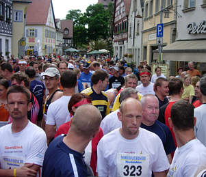 Vom Karolinger Halbmarathon 2005 in Forchheim