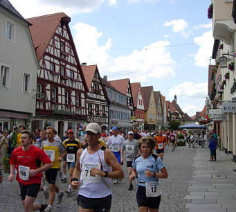 Vom Karolinger Halbmarathon 2005 in Forchheim