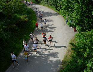 Vom Karolinger Halbmarathon 2005 in Forchheim