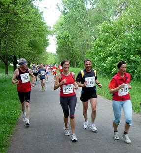 Vom Karolinger Halbmarathon 2005 in Forchheim