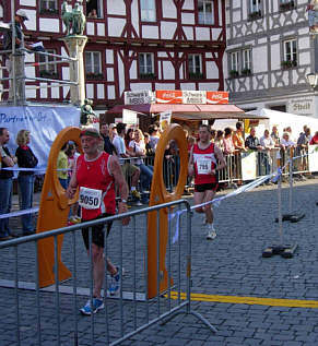 Vom Karolinger Halbmarathon 2005 in Forchheim