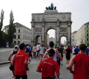 Vom Mnchen - Marathon 2005