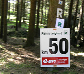 Rennsteig - Supermarathon am 19.5.2007