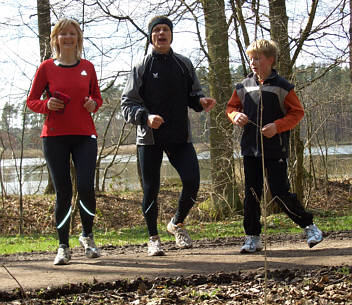 sterlicher Familienlauf