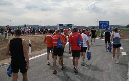 Via Carolina A6 Autobahnerffnungslauf