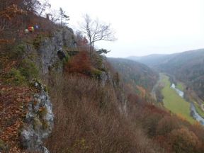 Blick vom Jgersteig aufs Wiesenttal beim Genusslaufmarathon Preloaded 2012