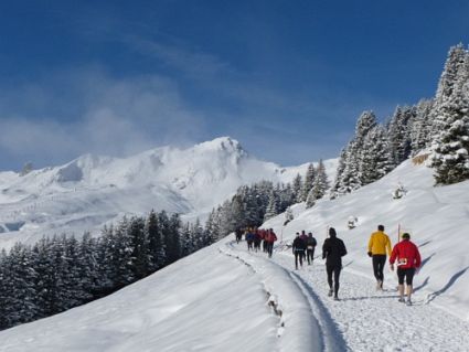 Swiss Snow Walk Run Arosa 2013