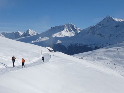 Swiss Snow Walk Run Arosa 2013