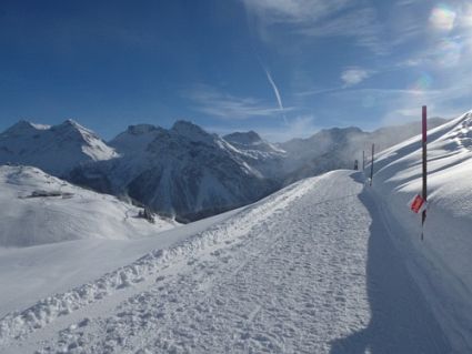 Swiss Snow Walk Run Arosa 2013