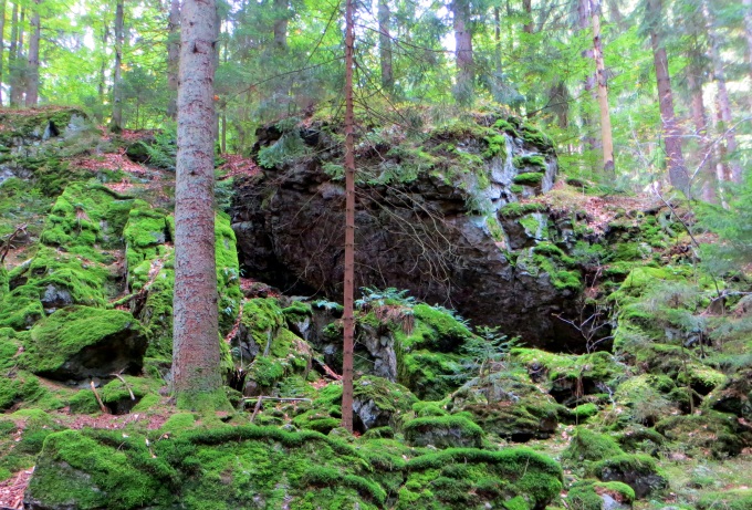 Joggingtour am 18.09.2014 im Bayerischen Wald von Unterried ber Mais nach Frath