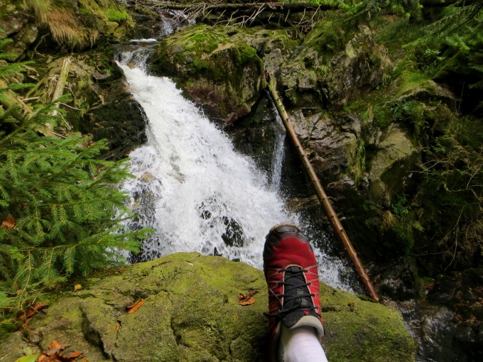 Joggingtour am 18.09.2014 im Bayerischen Wald von Bodenmais zum Arber