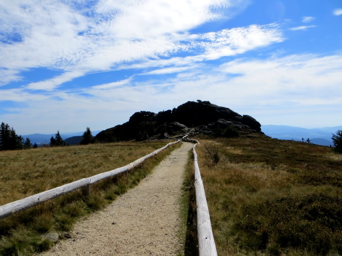 Joggingtour am 18.09.2014 im Bayerischen Wald von Bodenmais zum Arber