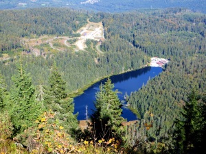 Joggingtour am 18.09.2014 im Bayerischen Wald von Bodenmais zum Arber