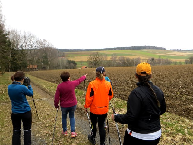 Nordic Walkingrunde beim Sibyllenbad am 19.03.2016