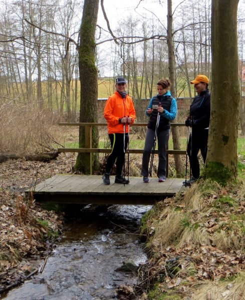 Nordic Walkingrunde beim Sibyllenbad am 19.03.2016