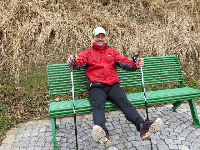 Nordic Walkingrunde beim Sibyllenbad am 19.03.2016