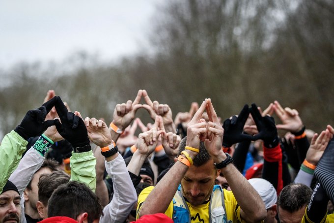 Anstieg beim ECO Trail Paris 2017