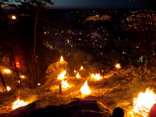 Lichterlauf Pottenstein zum Lichterfest in Pottenstein am 06.01.2017