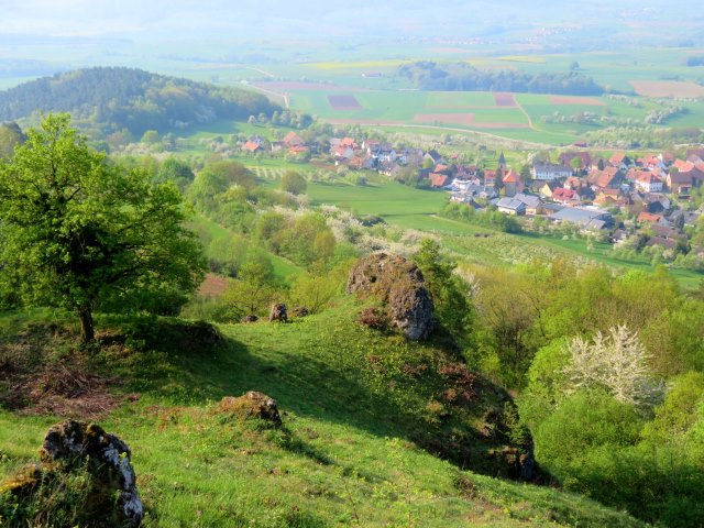 Joggingtour auf die Gipfel des Walberla am 22.04.2018