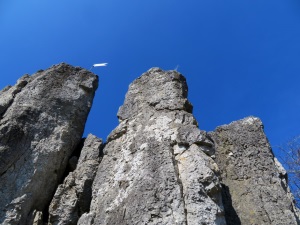 Egloffstein-Rundtour und Wanderung zu den Frnkischen Drei Zinnen und Hohlkirche am 30.03.2019