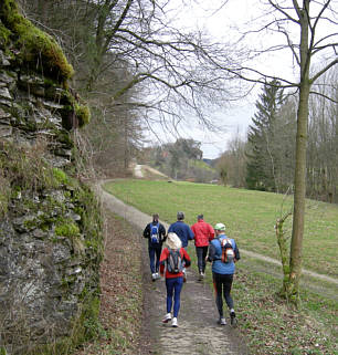 Frankenweg von  Egloffstein nach Lillinghof