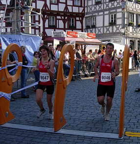 Vom Karolinger Halbmarathon 2005 in Forchheim