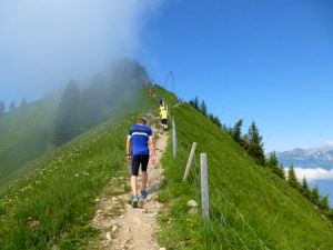 Am Grat beim Stanserhorn Berglauf 2013