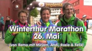Marion beim Winterthur-Marathon 2013