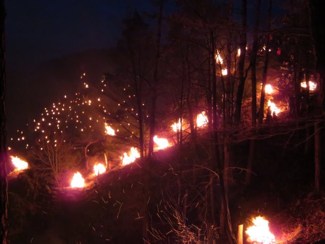 Lichterlauf Pottenstein zum Lichterfest in Pottenstein am 06.01.2018