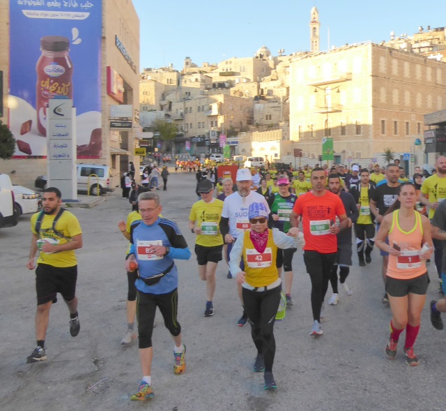Palästina Marathon in Bethlehem am 10. März 2023 