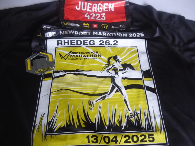 Newport Marathon am 13. April 2025