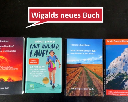 Buch von Wigald Boning und die Deutschlandlaufbücher
